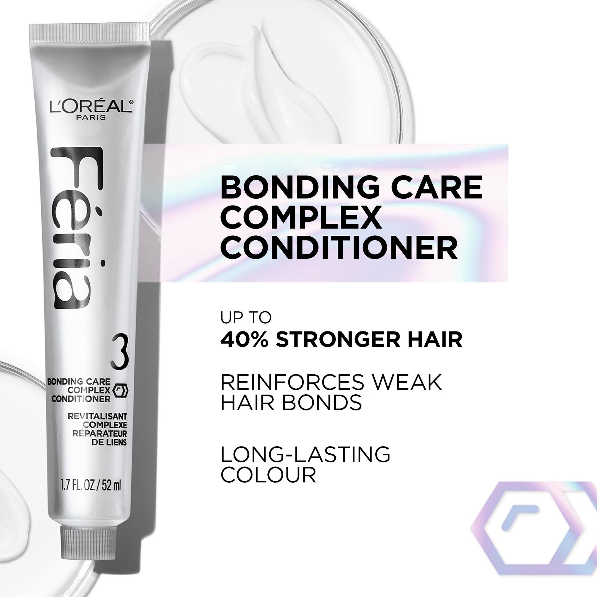 Bonding care complexe conditioner for up to 40% stronger hair